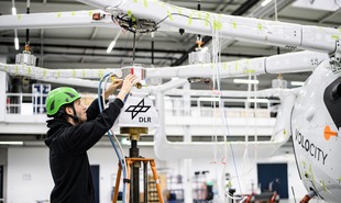 Volocopter DLR Schwingungstests 2